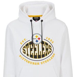 BOSS X NFL Pittsburgh Steelers Hoodie Sweatshirt - Men's size XL
